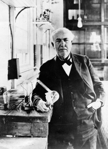 Thomas Edison in His Lab